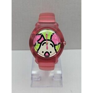 Disney Snap Kids Watch Pink Jelly Strap Quartz 30M New Battery Japan SII Movt WR
